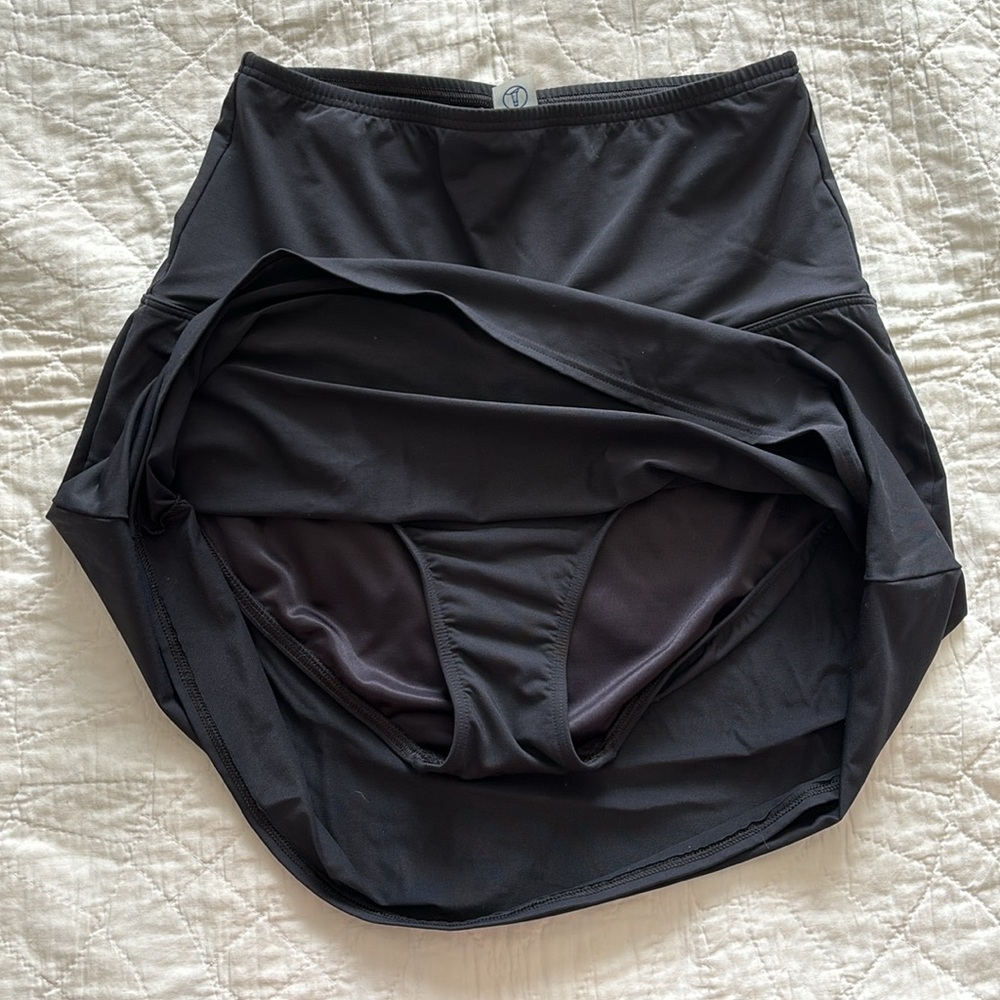 Lands End High Waist Swim Skirt